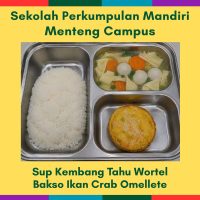 14 Aug Fri - Sup Kembang Tahu Wortel Bakso Ikan Crab Omellete (MC)