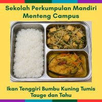2 Sep Wed - Ikan Tenggiri Bumbu Kuning Tumis Tauge dan Tahu (MC)