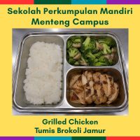 31 Jul Fri - Grilled Chicken Tumis Brokoli Jamur (MC)